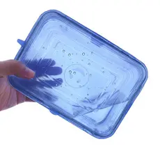 Tampas Panela Silicone Universal Reutilizável Elástica Tampas Silicone Cozinha