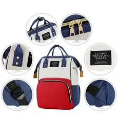 【Opção】Três Cores 45x31  Bolsa Mochila Maternidade Multifunção + Carteiras Fibra De Carbono Porta-Cartões Masculina Marca