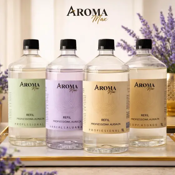 Refil Premium 1L Para Varetas E Difusor Elétrico Umidificador Aroma Max Econômico Alta Fixação
