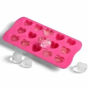 Kit 02 UN Forma de Gelo de Silicone Forma para Chocolate em Formato de Coração