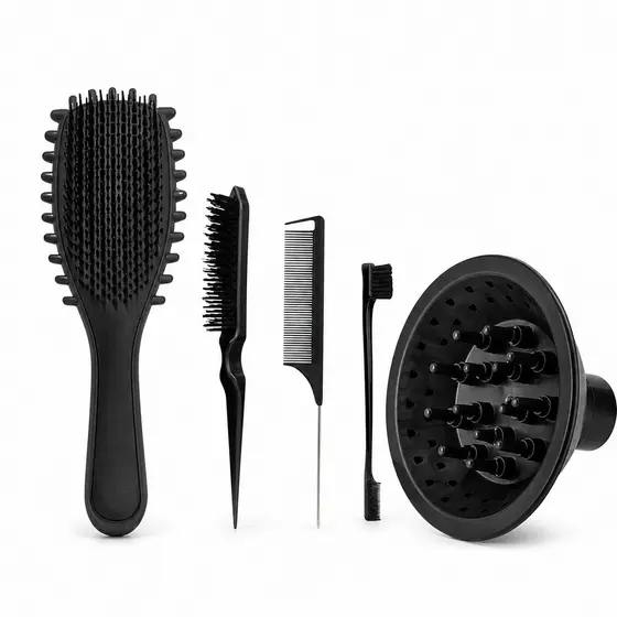 Kit Fitagem De Cabelo Baby Hair Difusor Definidor De Cachos
