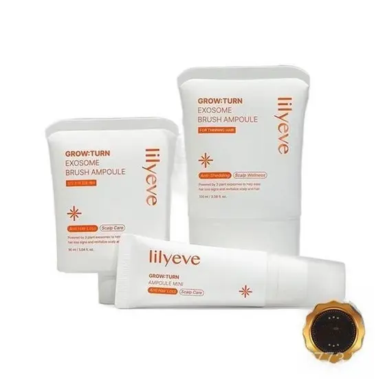 Lilyeve Grolw: Ampola Turn Exosome Brush 30ml/100ml, Refil 90ml, 30ml Antes da Renovação