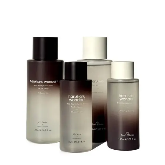 HARUHARU WONDER Toner Hialurônico De Arroz Preto 150ml , 300ml/4 Opções