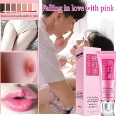 Creme Para Mamilos Não Irritante R8HY Inibidor Rosa Privado Seguro 30ML Clareador De Melanina Cuidados Privados