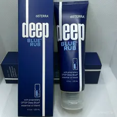 Doterra Dark Blue Rub 120ml Creme Calmante Para Aliviar Dores Musculares E Articulares Cuidados Com O Corpo