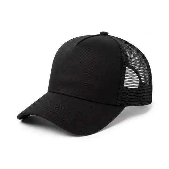 Boné Trucker Americano Liso Aba Curva Masculino Feminino Tela Respirável Ajustável Básico