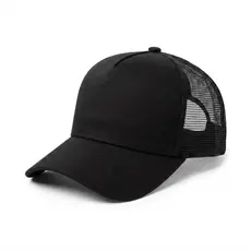 Boné Trucker Americano Liso Aba Curva Masculino Feminino Tela Respirável Ajustável Básico
