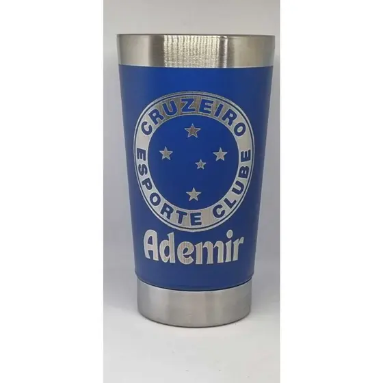 Copo Térmico Cerveja Cruzeiro Escudo no Abridor