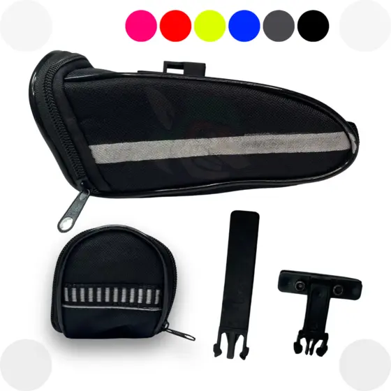 Bolsa Selim Bike Porta Objetos Ciclismo Engate Rápido Grande
