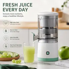 Espremedor Elétrico Laranja Limão Frutas Fazer Sucos Recarregável usb