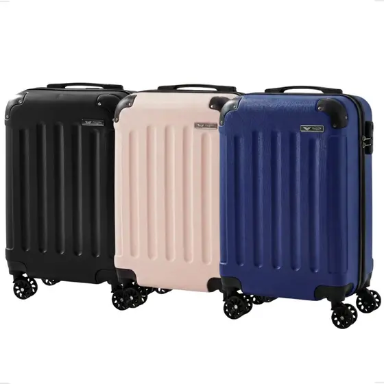 Kit Casal 3 Malas De Viagem De Bordo de Mão Anac 10kg Giratórias Para Levar Na Cabine Do Avião