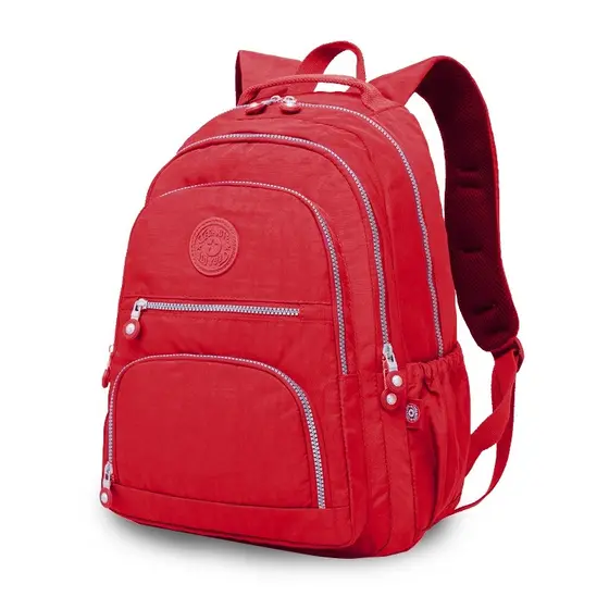 Mochila Escolar Feminina Juvenil Básica Bolsa Faculdade Reforçada Diversas Cores