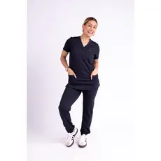 Scrub Flow Feminino Pijama Cirúrgico Profissional em Tecido Tecnológico de Poliamida com Elastano Abençoada