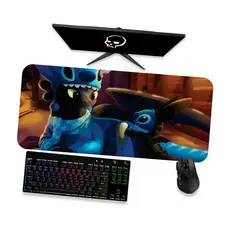 Mouse Pad Gamer Grande  Disney Lilo & Stitch e Banguela 7  90x40 80x40 60x40 70x30 45x40