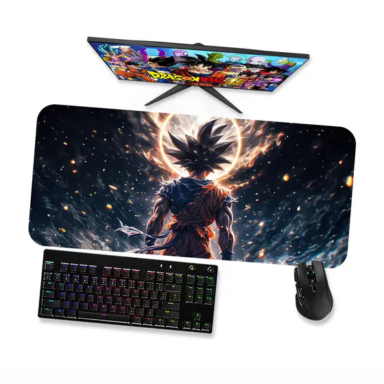 Mouse Pad Gamer Grande  Dragon Ball Goku 7  90x40 80x40 60x40 70x30 45x40