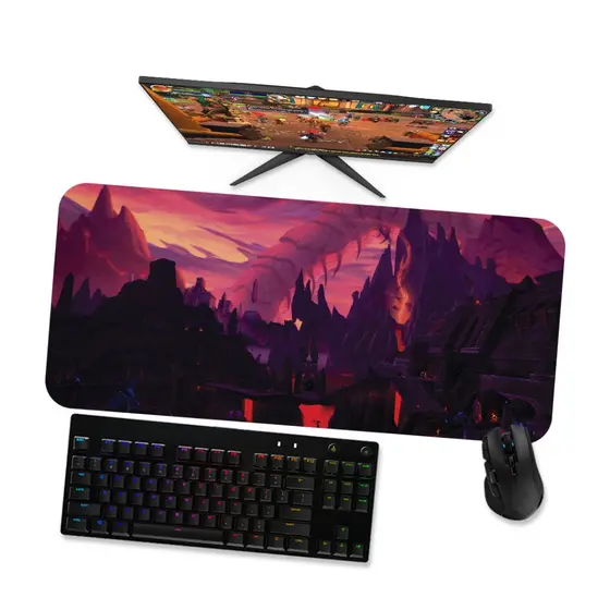Mouse Pad Gamer Grande Wow Battle Of Azeroth 1 90x40 80x40 60x40 70x30 45x40