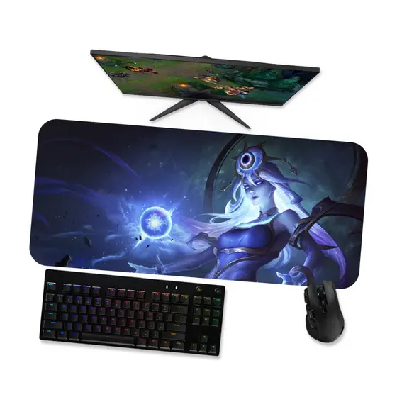 Mouse Pad Gamer Grande LoL  LUX COSMICA 1  LoL 90x40 80x40 60x40 70x30 45x40