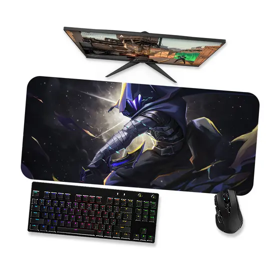Mouse Pad Gamer Grande  Valorant Omen 4  90x40 80x40 60x40 70x30 45x40