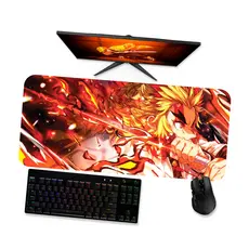 Mouse Pad Gamer Grande  Demon Slayer Rengoku 3  90x40 80x40 60x40 70x30 45x40