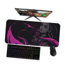 Mouse Pad Gamer Grande Valorant Reyna 1 90x40 80x40 60x40 70x30 45x40