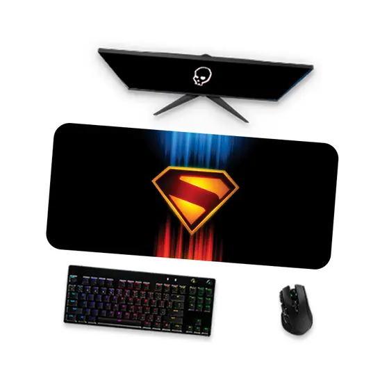 Mouse Pad Gamer Grande  DC Superman 2  90x40 80x40 60x40 70x30 45x40