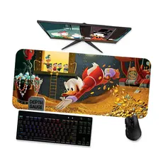 Mouse Pad Gamer Grande  Tio Patinhas  90x40 80x40 60x40 70x30 45x40