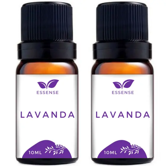 2 Essências de Lavanda 10ml Hidrossolúvel Difusor Aromatizador Umidificador Base água Óleo Essencial