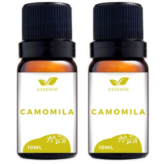 2 Essências de Camomila 10ml Hidrossolúvel Aromatizador Difusor Umidificador de Ar Óleo Essencial