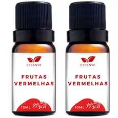 2 Essências de Frutas Vermelhas 10ml Hidrossolúvel Aromatizador Essência Difusor Umidificador Aroma