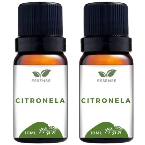 2 Essências de Citronela Hidrossolúvel Difusor Aromatizador Umidificador Repelente Óleo Essencial