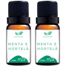 2 Essências Menta com Hortelã 10ml Umidificador de Ar Difusor Aromatizante Aroma Hidrossolúvel 10ml