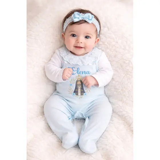 macacão personalizado bebê menina