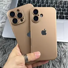 Novo Deserto Titânio Ultrafino Fosco Com Capa De Filtro De Poeira Para iPhone Air 17 16 15 14 13 12 11 Pro Max