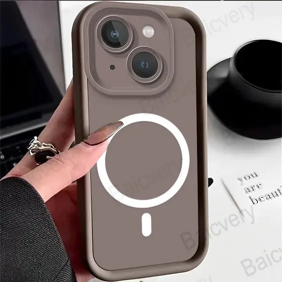 Capa De Telefone Para Tecno Spark GO 2025 POP 9 4G 1 Protetora TPU Anti-Queda Com Adesivo Magnético