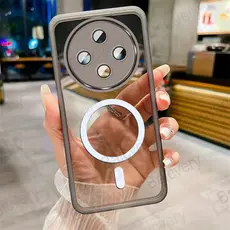 Para Tecno Spark 30C 4G/30 4G Capa De Câmera Anti-Queda Colorida Macia Com Adesivo Magnético