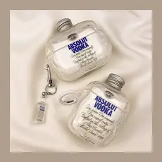 Criativo 3D Tampa De Garrafa Caso Vodka Para Airpod Pro3 Capa Protetora Compatível Apple Airpods Pro2 Pro 4 3 2 1 Fone D