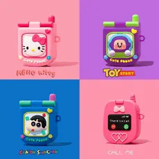 Novo Caso Dos Desenhos Animados Para AirPods Pro 3 Capa Protetora Pro2 2 4 3 2 1 3D Silicone Prevenção De Queda