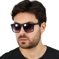Óculos Sol Esporte Unissex Bob Quadrado Escuro Unissex UV400 Lente Policarbonato Resistente Doha
