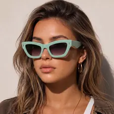 Óculos De Sol Feminino Jasmim Gatinho Retrô Vintage Acetato Italiano Proteção Total UV400