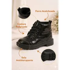 COTURNO BABY INFANTIL TAMANHO 19 AO 32 BEBE MUITO FOFO E CONFORTAVEL BABY TENIS BOTINHA BOTA