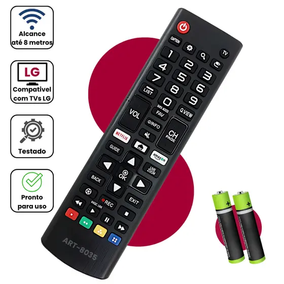 Controle Remoto LG Universal Smart TV LED Genérico