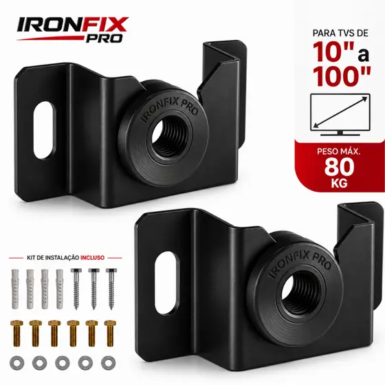 Suporte Para TV Universal Fixo De 10 24 32 43 50 55 60 65 75 100 Polegadas Parede