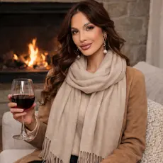 Cachecol Pashmina Lenco Feminino Encharpe Lã grande Inverno Elegante