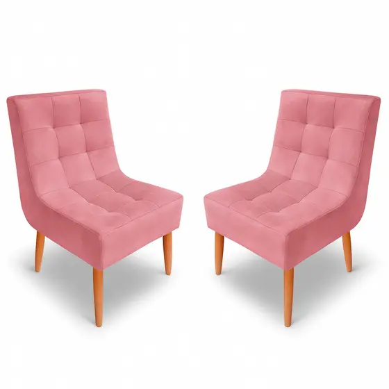 Cadeira Trida Kit 2 Unidade Para Sala Cozinha Mesa De Jantar Decoração E Casa - Trida Moveis