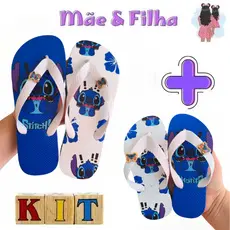 Tal Mãe tal Filha Chinelo STITCH lillo Lançamento Slim Envio Imediato Confortável sandalia de dedo - VERÃO 2025