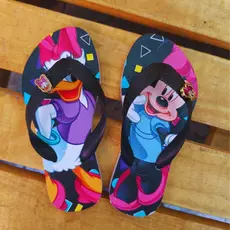 Chinelo Infantil Menina Feminino Stitch Rosa Margarida Disney Confortável PROMOÇÃO