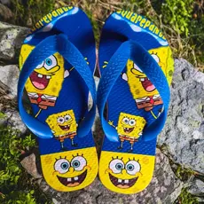 Chinelo Infantil Masculino  Menino sandalia de dedo MIckey Garfield Sonic Divertidamente Bob esponja- PROMOÇÃO