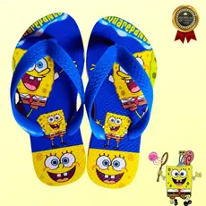 Chinelo de dedo Infantil  Bob Esponja Mickey Lilo Stitch Sonic Garfield Filme Novo