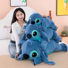 Brinquedo de pelúcia de steddy azul Starbabe Stitch travesseiro boneca