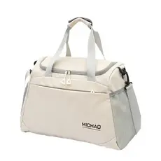 Bolsa de ginástica bolsa de viagem de grande capacidade com compartimento para sapatos Bolsa de bagagem com carrinho par